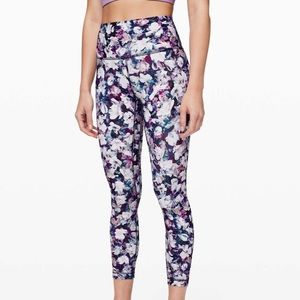 Lululemon Align Pant II 25" Utopia Multi floral pattern